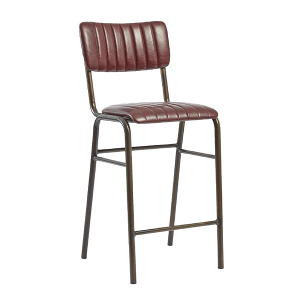 Tavo Stacking Mid Bar Stool Vintage Red (2 Pack) hs792