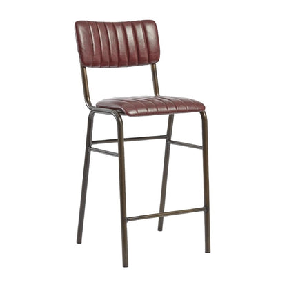 Tavo Stacking Mid Bar Stool Vintage Red (2 Pack) hs792