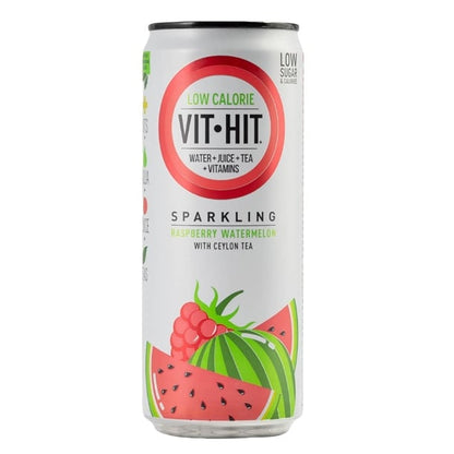 VITHIT Sparkling Raspberry & Watermelon Vitamin Water 330ml (12 Pack) hs819
