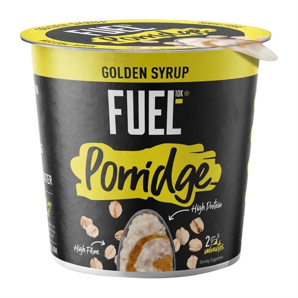 FUEL 10K Golden Syrup Porridge Pots 70g (8 Pack) hs845