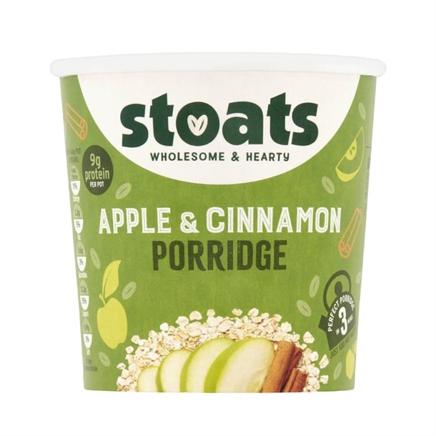 Stoats Apple & Cinnamon Porridge Pots 60g (16 Pack) hs851