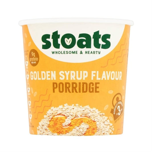 Stoats Golden Syrup Porridge Pots 60g (16 Pack) hs852