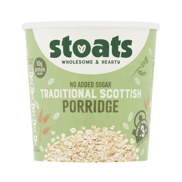 Stoats Classic Porridge Pots 60g (16 Pack) hs854