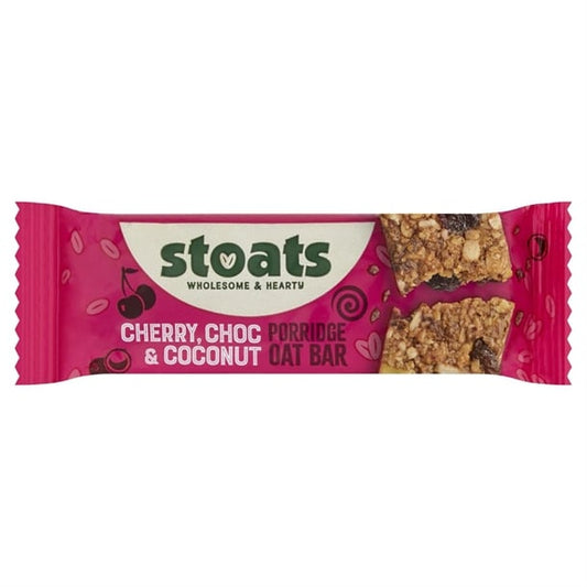 Stoats Cherry, Choc & Coconut Oat Bars 42g (24 Pack) hs860