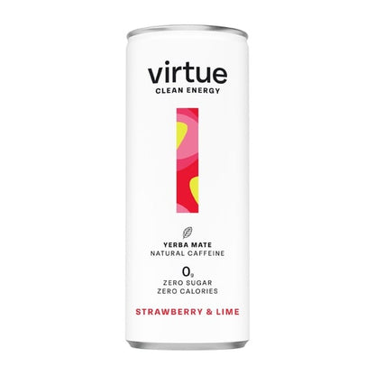 Virtue Yerba Mate - Strawberry & Lime 250ml (12 Pack) hs866