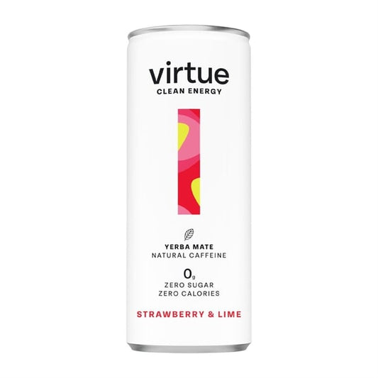 Virtue Yerba Mate - Strawberry & Lime 250ml (12 Pack) hs866