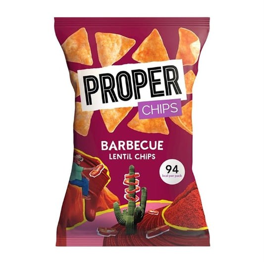 Properchips Impulse BBQ Lentil Chips 20g (24 Pack) hs872