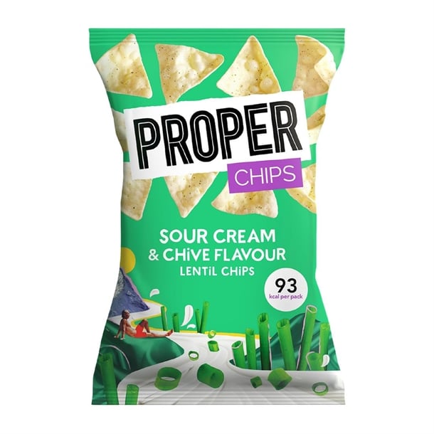 Properchips Impulse Sour Cream & Chive Lentil Chips 20g (24 Pack) hs873
