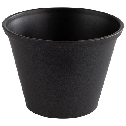 APS Dip Bowls Grey/Black 60ml (6 Pack) hs937