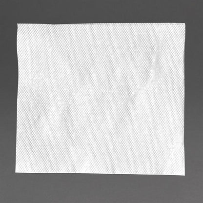 Nisbets Essentials 2ply 4-Fold White Lunch Napkins (50 Pack) hs984