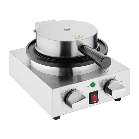Buffalo Round Belgian Waffle Maker hs985
