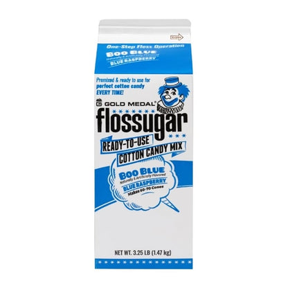 Flossugar Blue Raspberry Ready to Use Cotton Candy Mix 1.47kg hs988