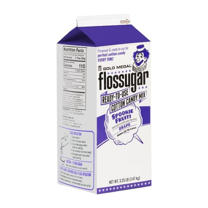 Flossugar Grape Ready to Use Cotton Candy Mix 1.47kg hs989