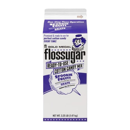 Flossugar Grape Ready to Use Cotton Candy Mix 1.47kg hs989