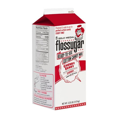 Flossugar Cherry Ready to Use Cotton Candy Mix 1.47kg hs992