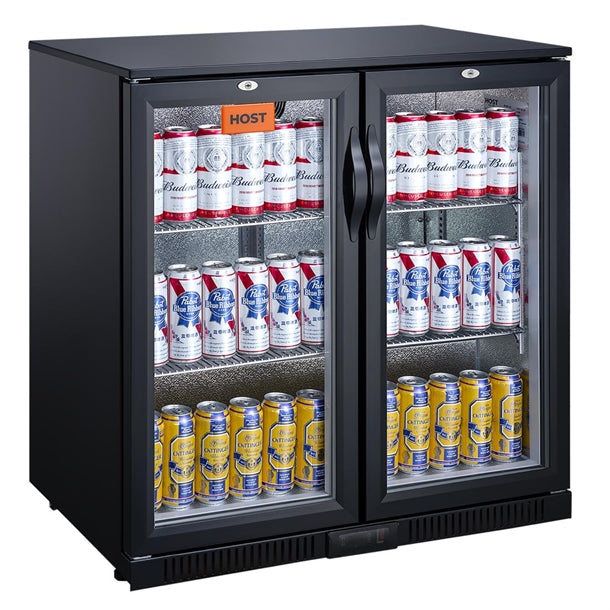 HOST Beer Cooler Double Hinged Door 900mm HOST1211DH ht001