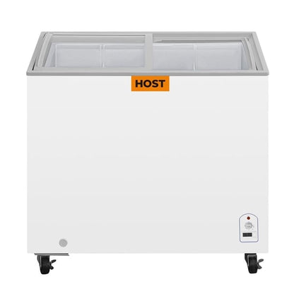 HOST Chest Display Freezer with Sliding Glass Lid 200Ltr HOST1111CF ht009