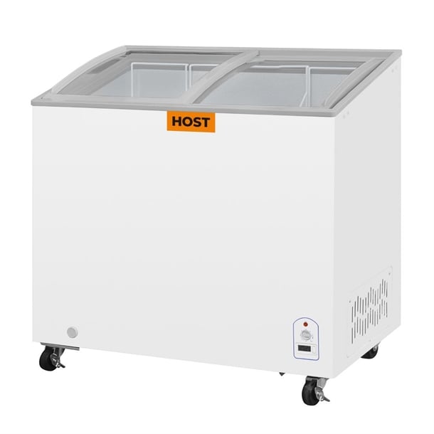 HOST Chest Display Freezer with Sliding Glass Lid 200Ltr HOST1111CF ht009