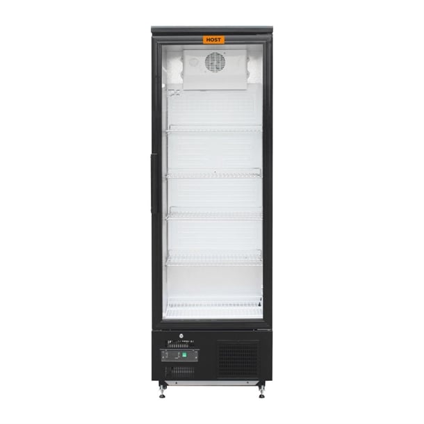 HOST Full Height Hinged Single Door Back Bar Cooler 370Ltr HOST1207SH ht010