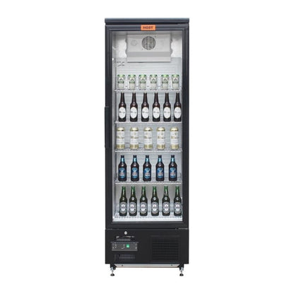 HOST Full Height Hinged Single Door Back Bar Cooler 370Ltr HOST1207SH ht010
