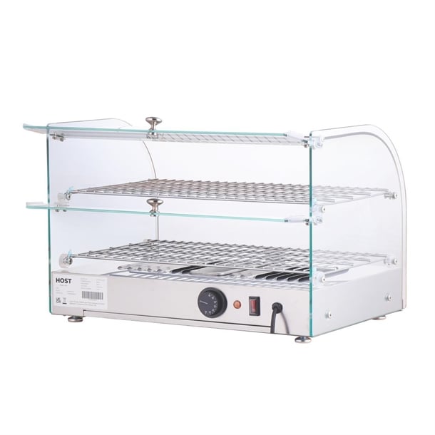 HOST 45Ltr Countertop Heated Food Display 554mm HOST0731HD ht016