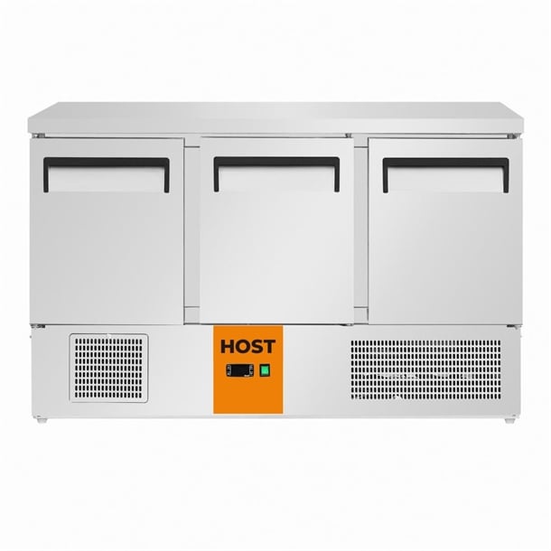 HOST 3 Door Compact Counter Fridge 368Ltr HOST1309CR ht035