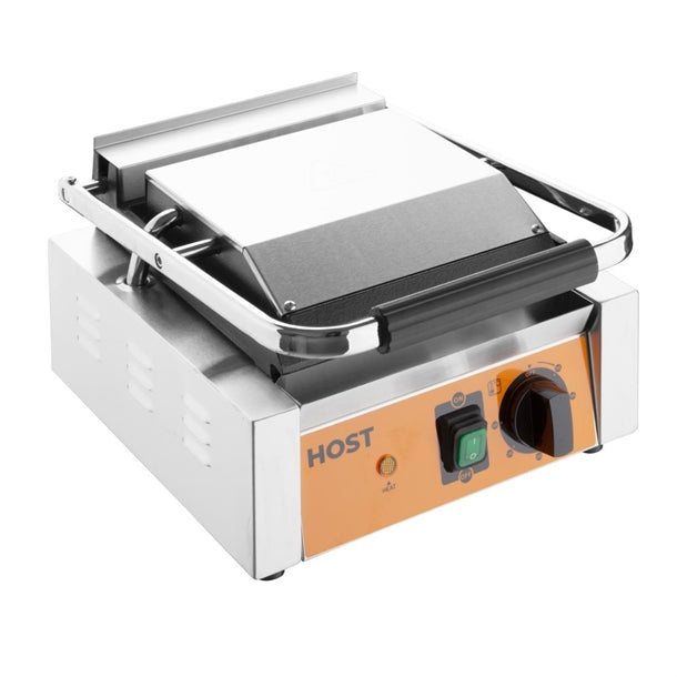 HOST Panini Contact Grill Single - Ribbed/Flat Plates HOST0531RF ht062