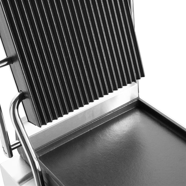 HOST Panini Contact Grill Single - Ribbed/Flat Plates HOST0531RF ht062