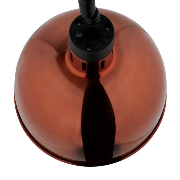 HOST Copper Retractable Dome Heat Lamp HOST0763DC ht101