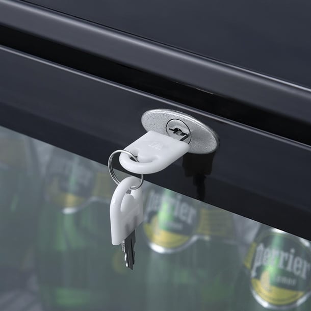 HOST Beer Cooler Double Sliding Door 198Ltr HOST1215DS ht125