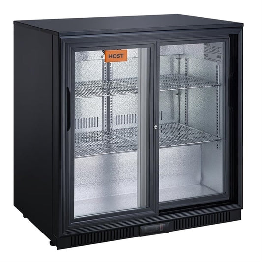 HOST Beer Cooler Double Sliding Door 198Ltr HOST1215DS ht125