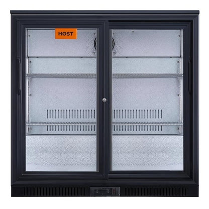HOST Beer Cooler Double Sliding Door 198Ltr HOST1215DS ht125
