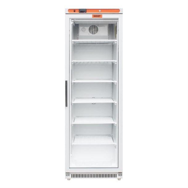 HOST Glass Door Display Freezer White 365Ltr HOST1114UF ht149