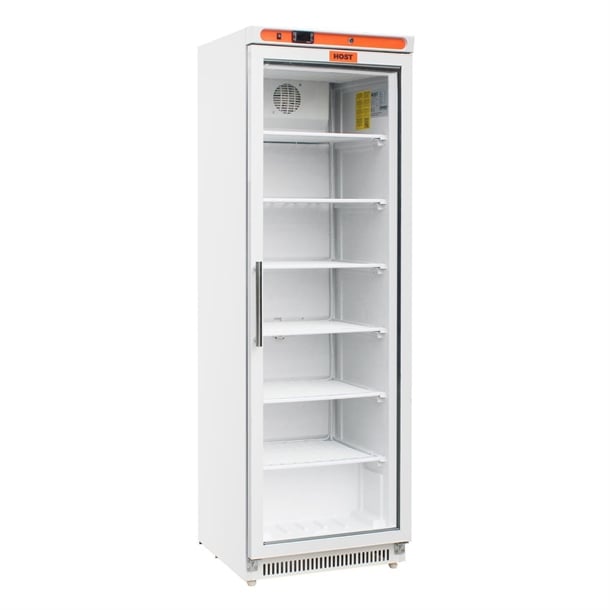 HOST Glass Door Display Freezer White 365Ltr HOST1114UF ht149