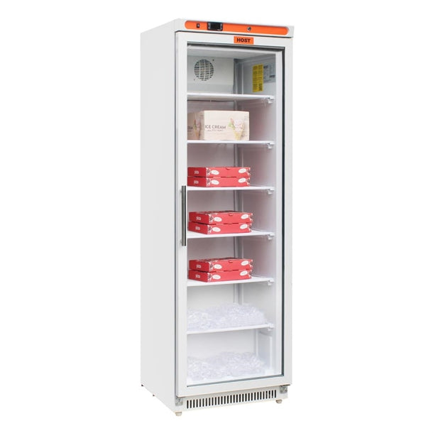 HOST Glass Door Display Freezer White 365Ltr HOST1114UF ht149