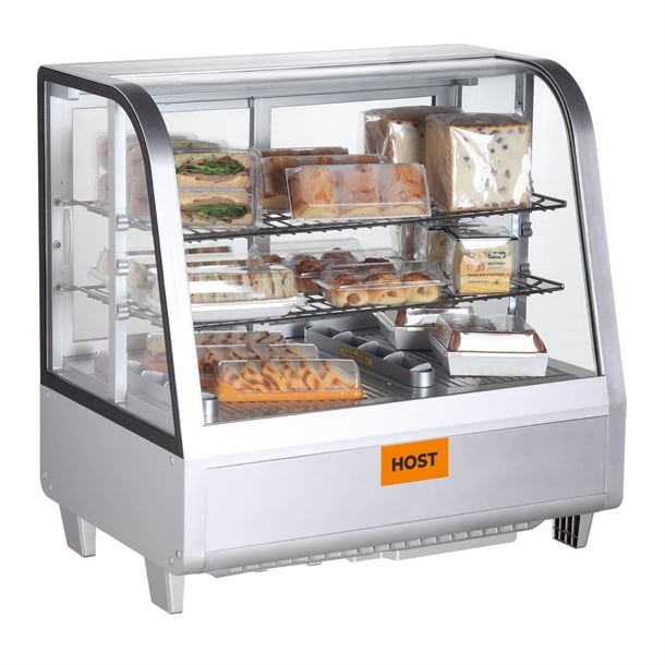 HOST Countertop Display Merchandiser Silver 100Ltr HOST1101CR ht150
