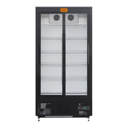 HOST Full Height Double Sliding Door Back Bar Cooler 490L HOST1208DS ht156