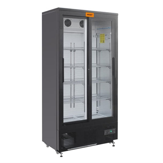 HOST Full Height Double Sliding Door Back Bar Cooler 490L HOST1208DS ht156