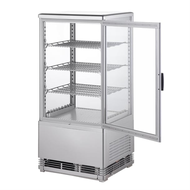 HOST Countertop Display Cooler Silver 68Ltr HOST1109CR ht157