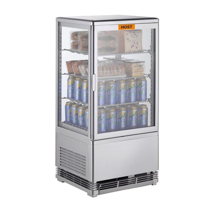 HOST Countertop Display Cooler Silver 68Ltr HOST1109CR ht157