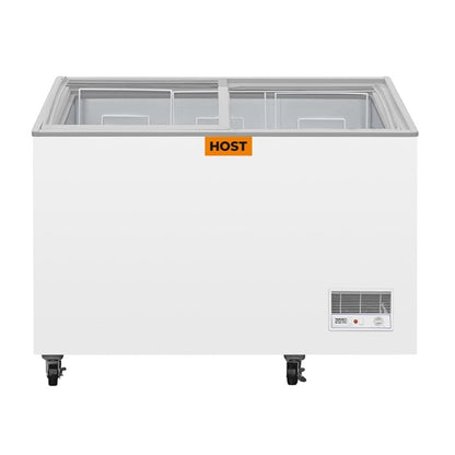 HOST Chest Display Freezer with Sliding Glass Lid 270Ltr HOST1112CF ht171