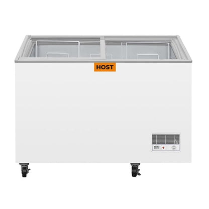 HOST Chest Display Freezer with Sliding Glass Lid 270Ltr HOST1112CF ht171