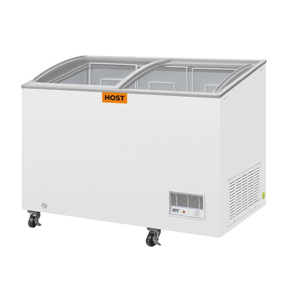 HOST Chest Display Freezer with Sliding Glass Lid 270Ltr HOST1112CF ht171