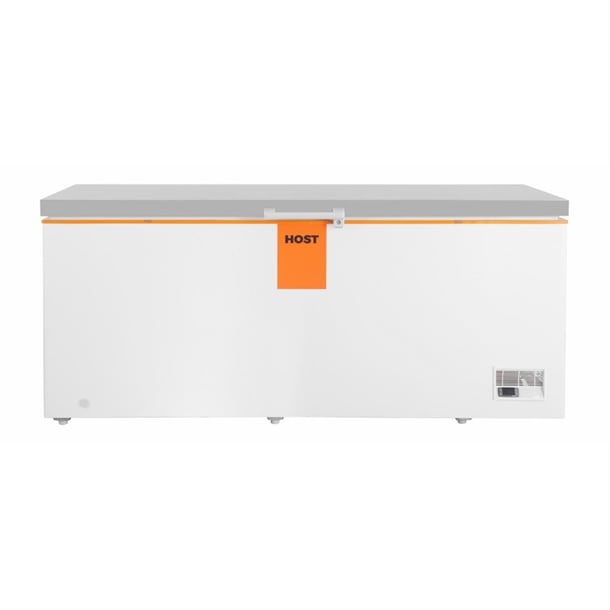 HOST White Chest Freezer with Stainless Steel Lid 2000m ht255