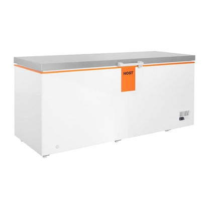 HOST White Chest Freezer with Stainless Steel Lid 2000m ht255
