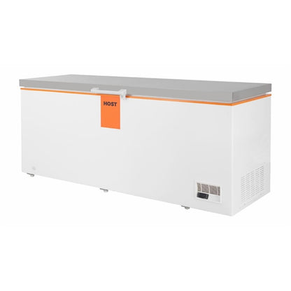 HOST White Chest Freezer with Stainless Steel Lid 2000m ht255