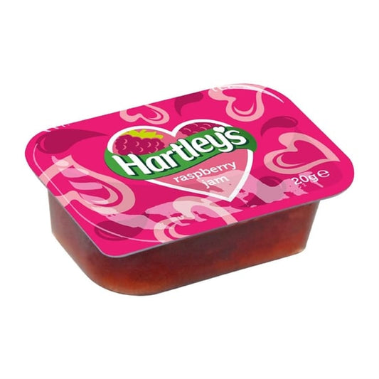 Hartley's Raspberry Jam 20g (100 Pack) ht345