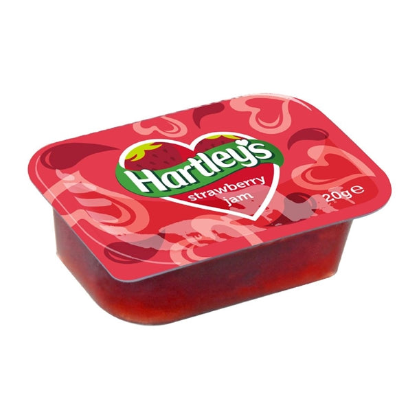Hartley's Strawberry Jam 20g (100 Pack) ht347
