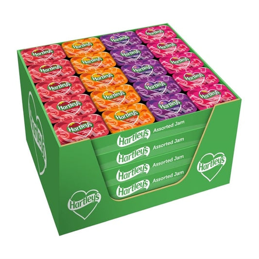 Hartley's Assorted Fruit Jams 20g (100 Pack) ht348