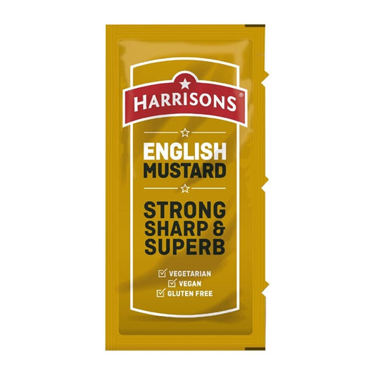 Harrisons English Mustard Sachets 5g (200 Pack) ht356